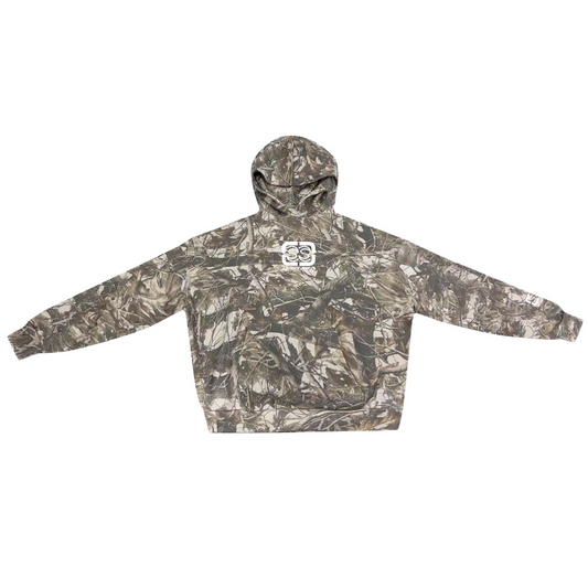 100% Cotton SS Camo Hoodie(400GSM)