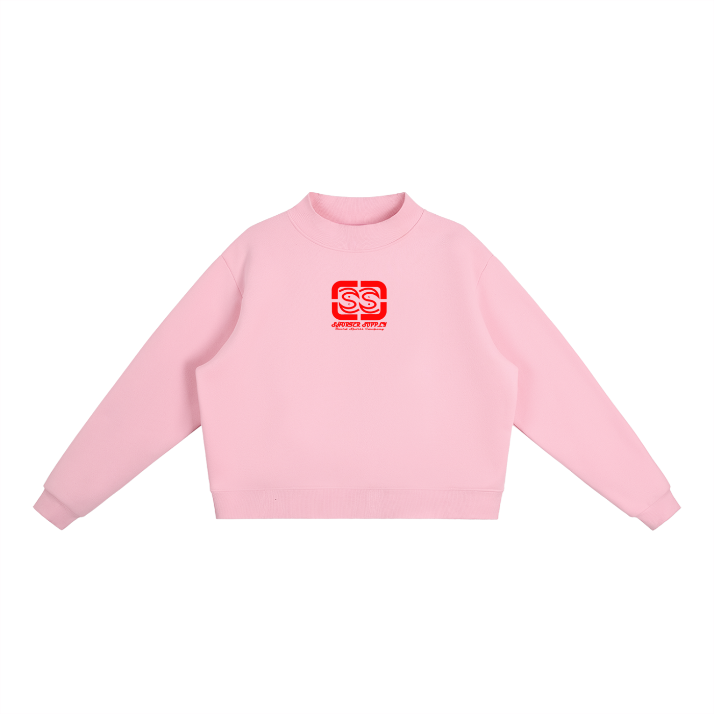 Stacy's Mock-Neck Crew Sweatshirt
