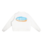 BoardSpray Mock-Neck Crew Sweatshirt