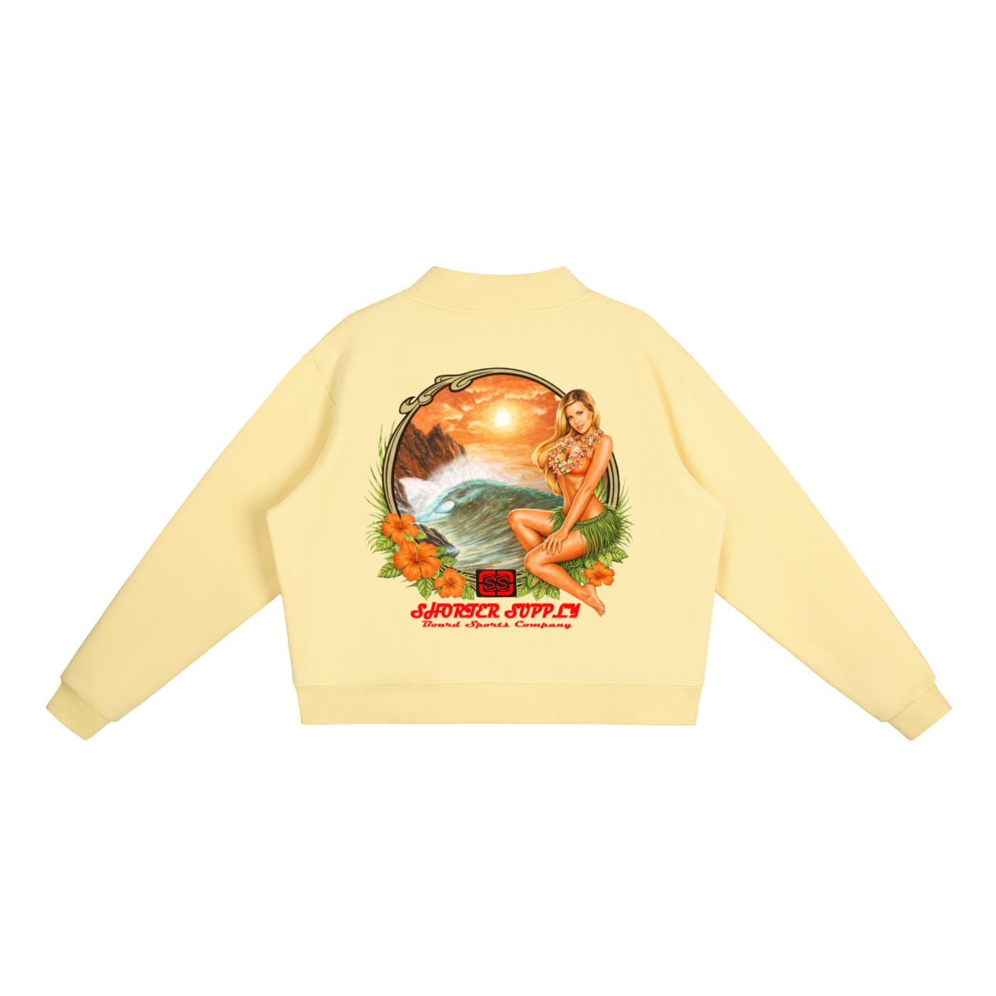 Stacy's Mock-Neck Crew Sweatshirt