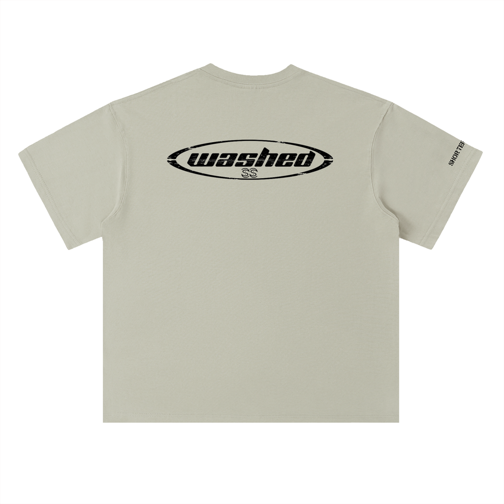 Heavyweight Drop Shoulder Cotton T-Shirt