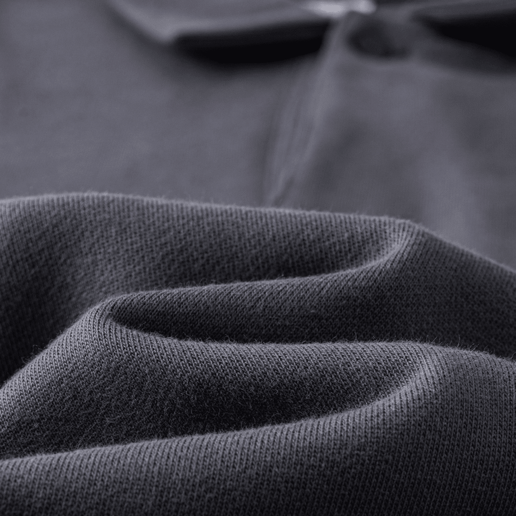 SS Half-Placket Polo Collar Sweatshirt