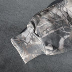 100% Cotton Heavyweight Shorter Supply Camo Zip-Up Hoodie (400 GSM)