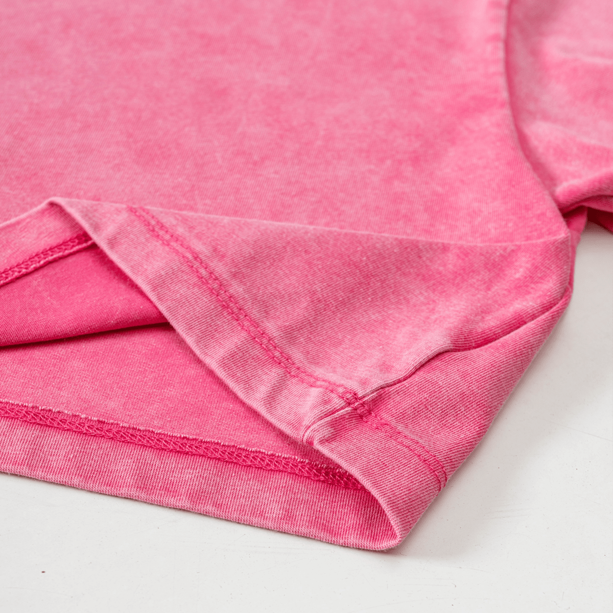 Sunwashed Loose Fit Cropped Crewneck T-shirt(230GSM)