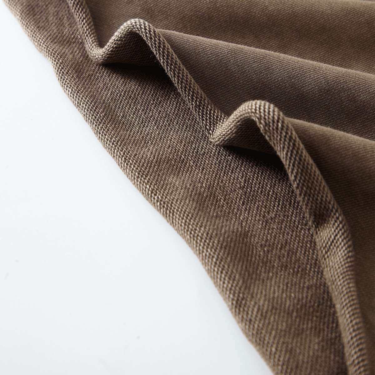 Washed Raw-Edge Cropped Crewneck SS（380GSM）