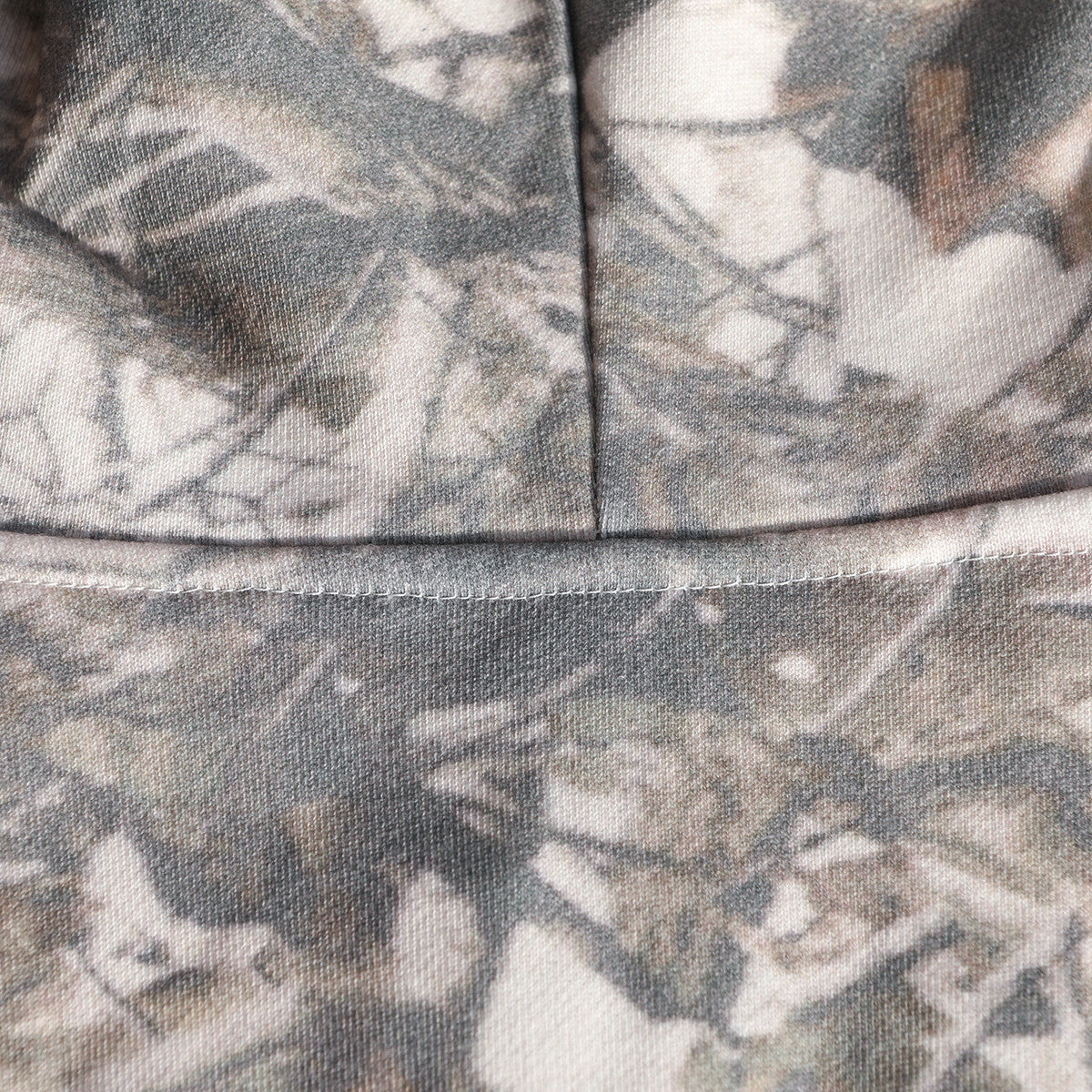 100% Cotton Heavyweight Shorter Supply Camo Zip-Up Hoodie (400 GSM)