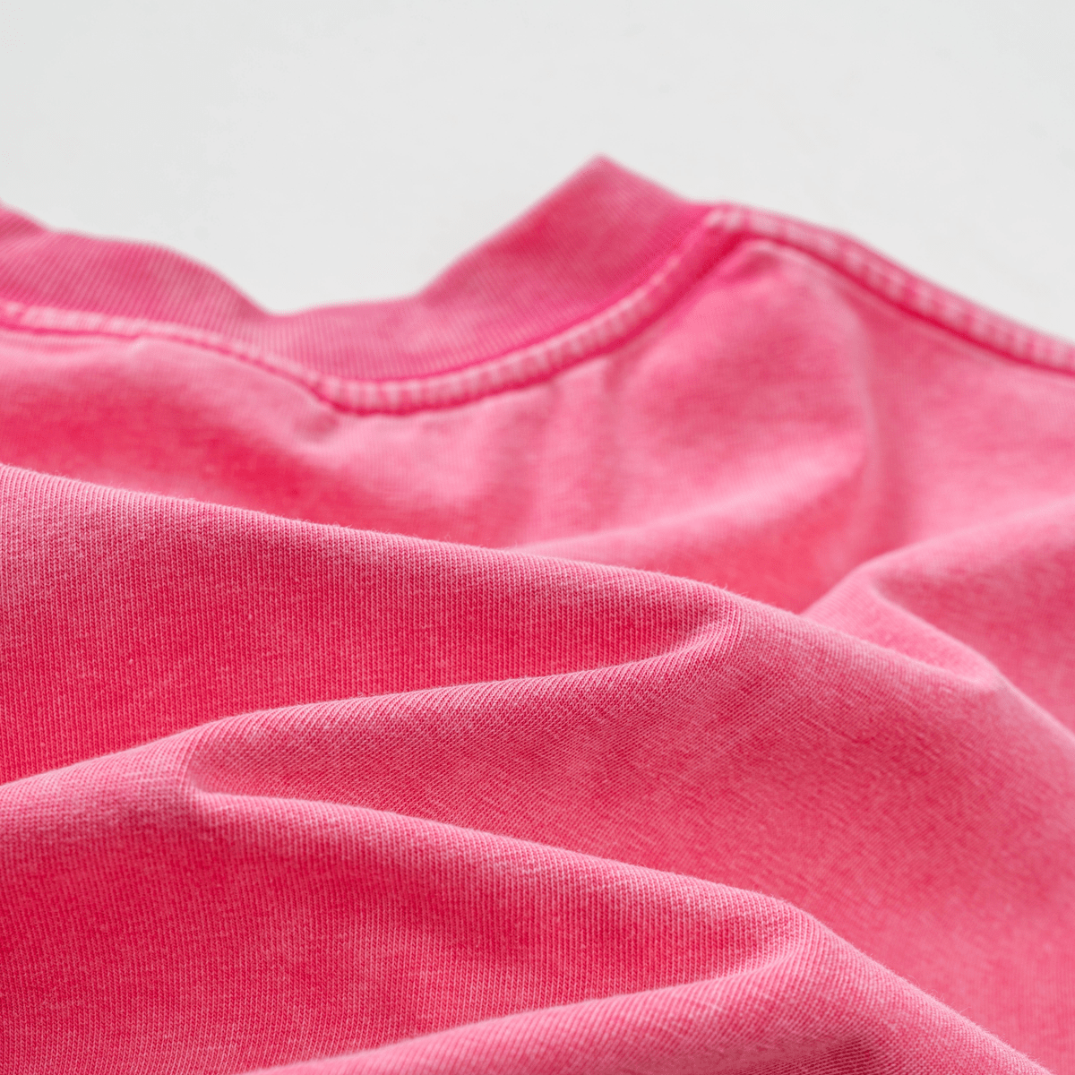 Sunwashed Loose Fit Cropped Crewneck T-shirt(230GSM)