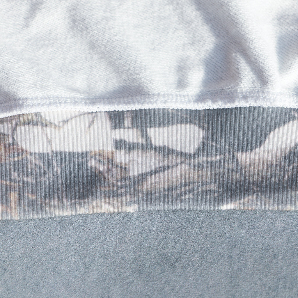 100% Cotton Heavyweight Shorter Supply Camo Zip-Up Hoodie (400 GSM)