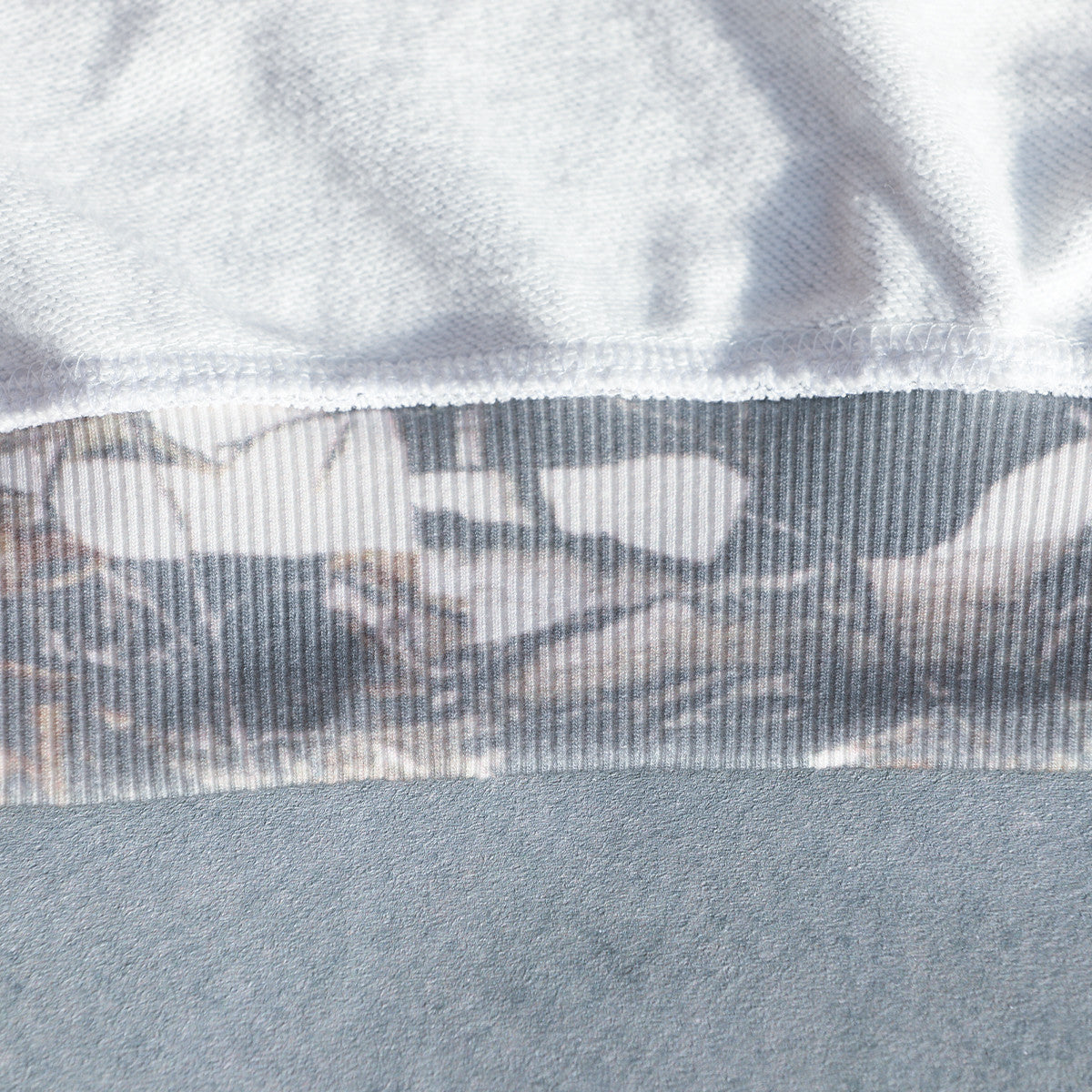100% Cotton Heavyweight Shorter Supply Camo Zip-Up Hoodie (400 GSM)