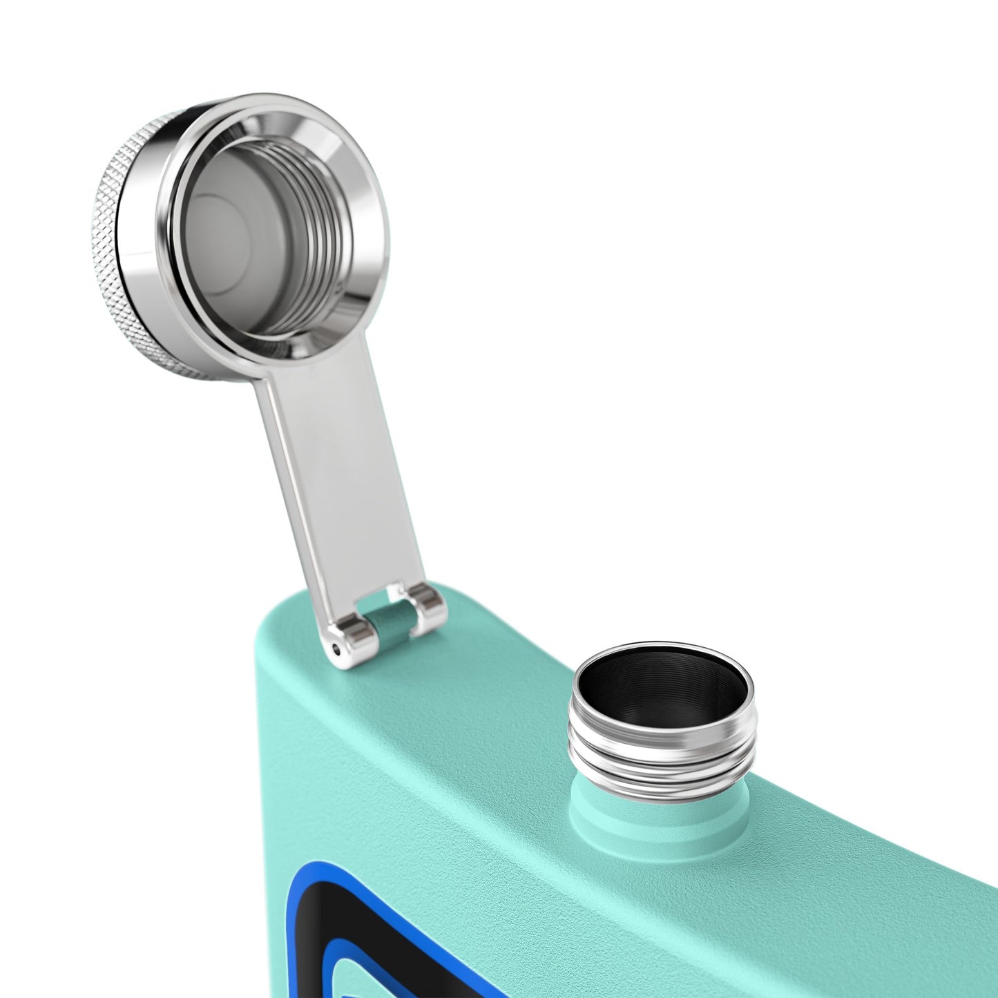 Stainless Steel Flask - Shorter Supply Design 6oz -Short Supply