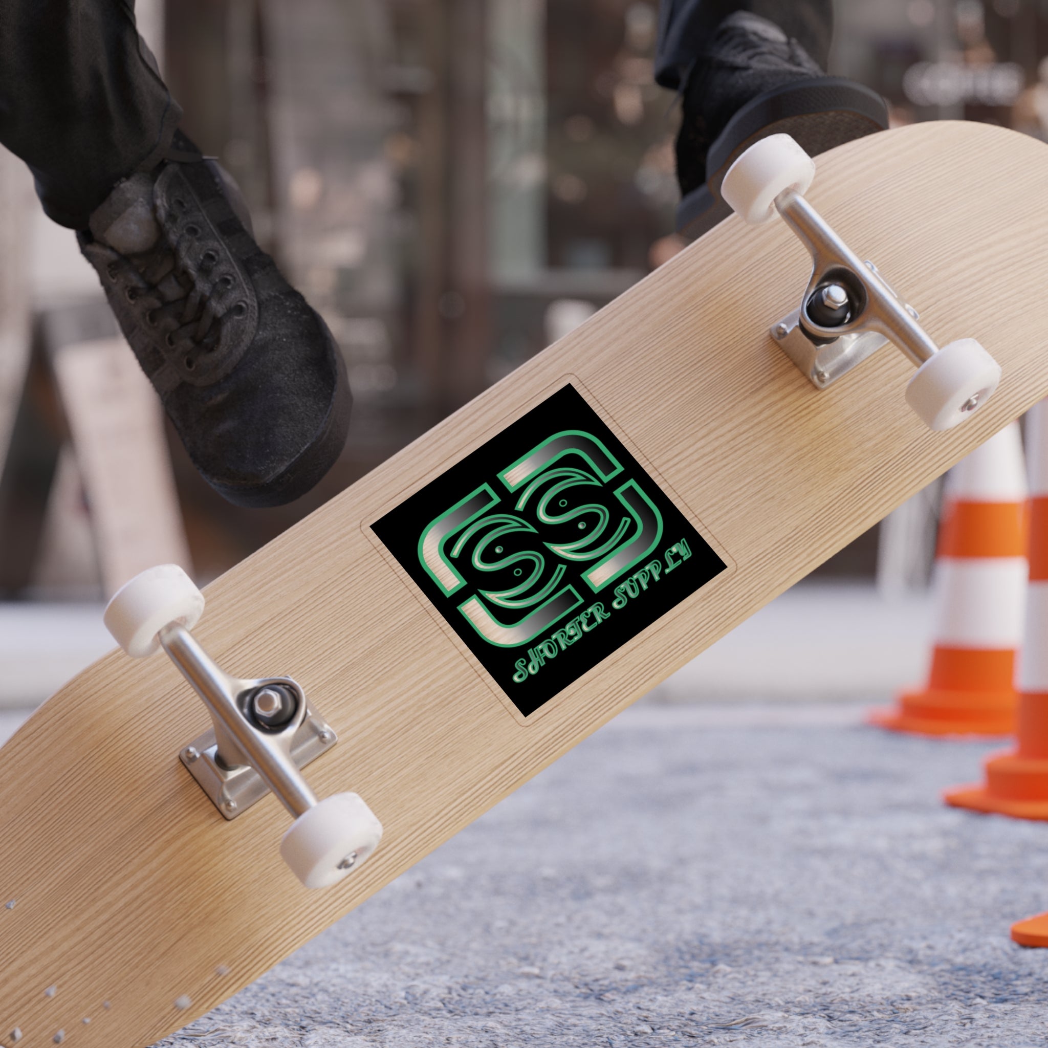 Shorter Supply Logo Sticker — Die-Cut Outdoor Vinyl