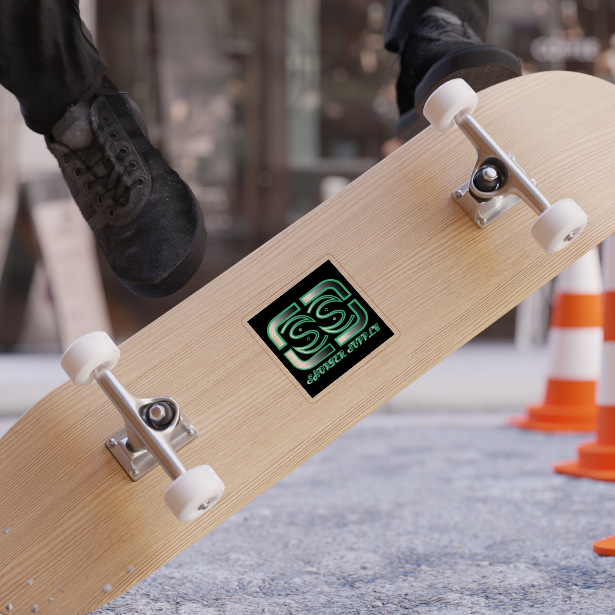 Shorter Supply Logo Sticker — Die-Cut Outdoor Vinyl