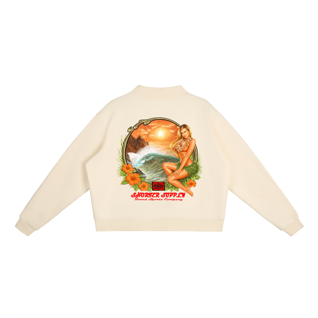 Stacy's Mock-Neck Crew Sweatshirt