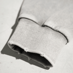 Washed Raw-Edge Cropped Crewneck SS（380GSM）