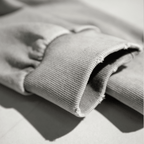 Washed Raw-Edge Cropped Crewneck SS（380GSM）