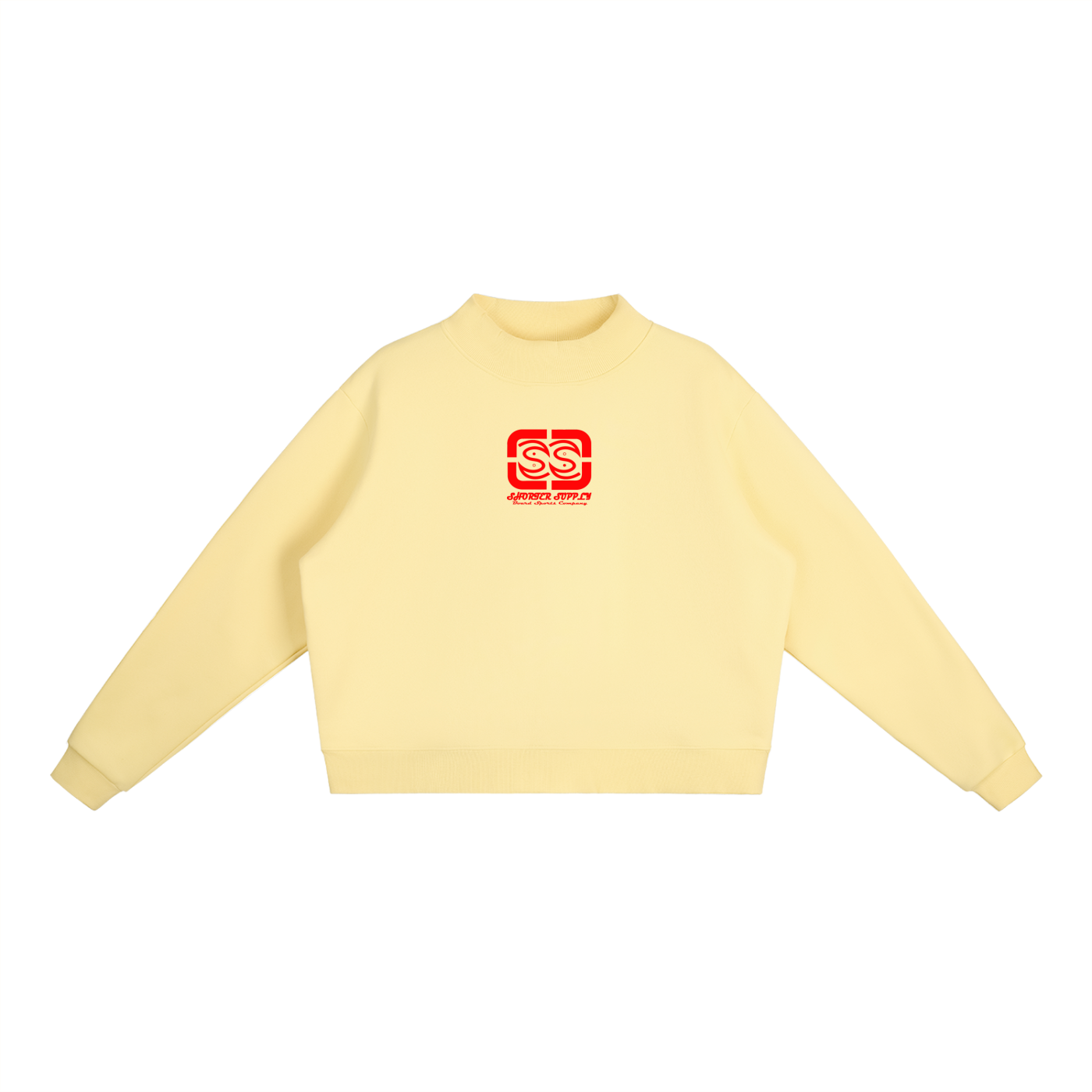 Stacy's Mock-Neck Crew Sweatshirt