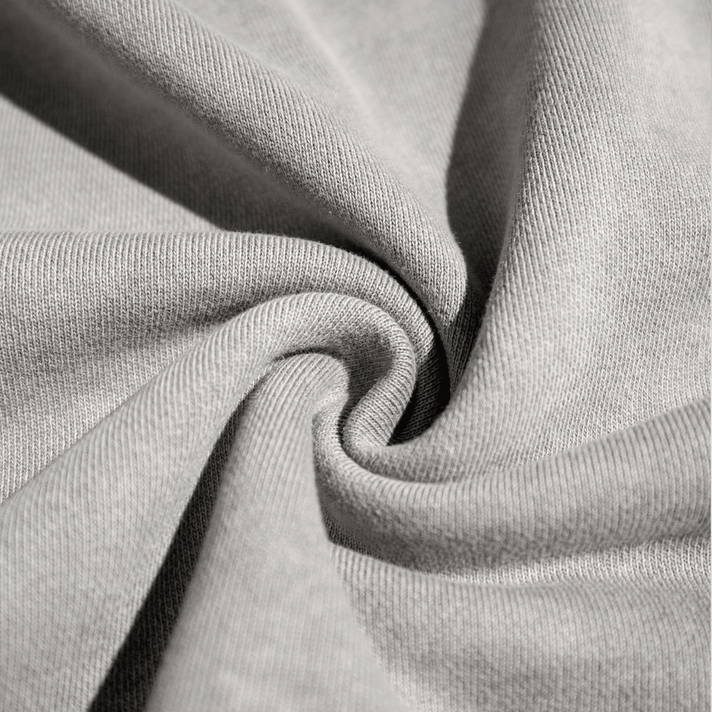 Washed Raw-Edge Cropped Crewneck SS（380GSM）