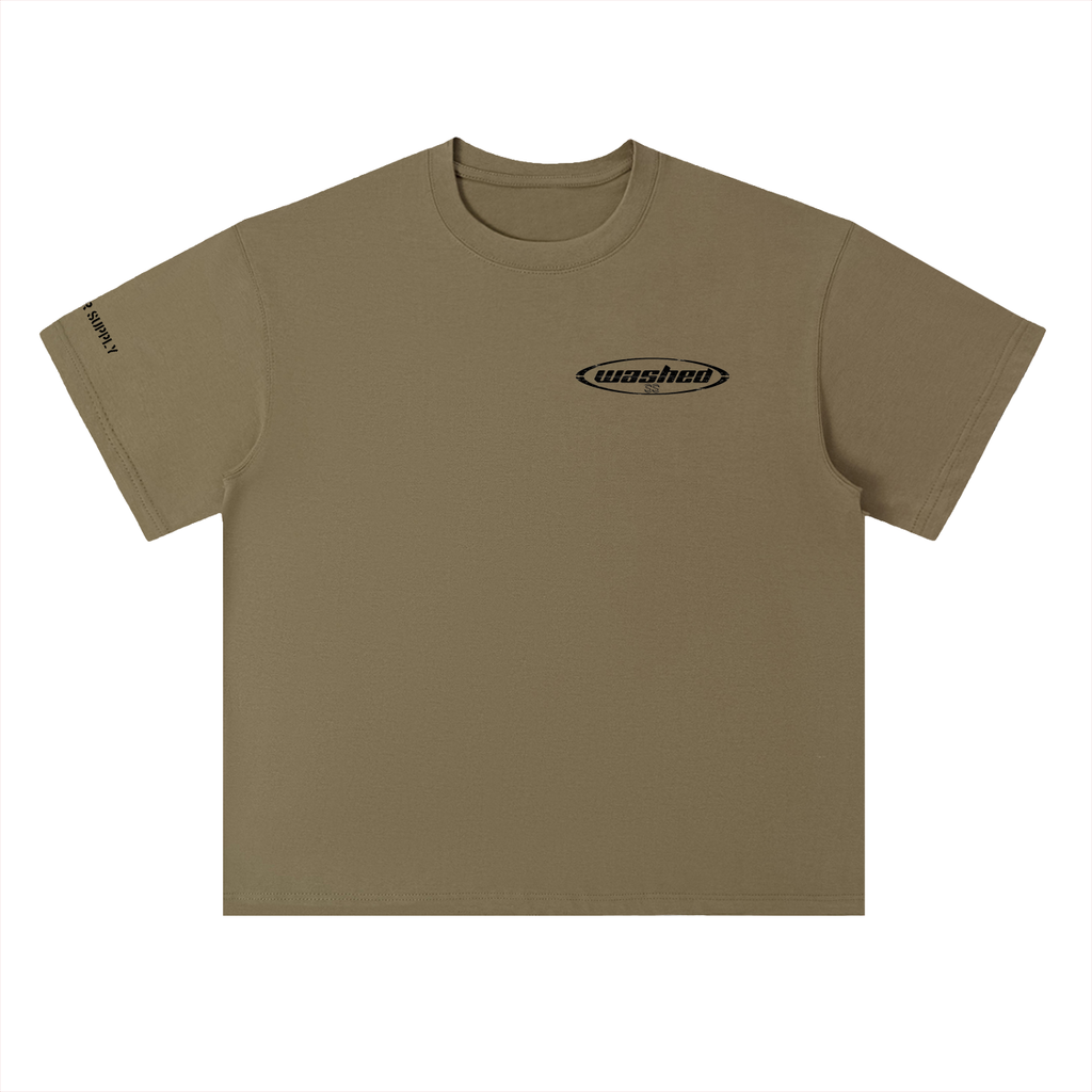Heavyweight Drop Shoulder Cotton T-Shirt