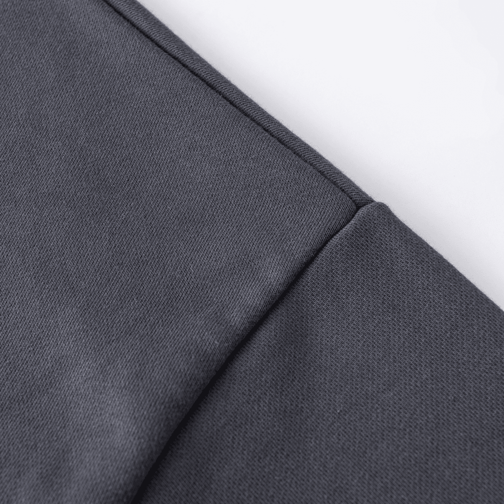 SS Half-Placket Polo Collar Sweatshirt