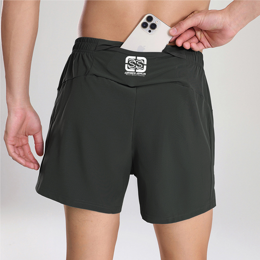SS x Lulu quick-dry sports shorts