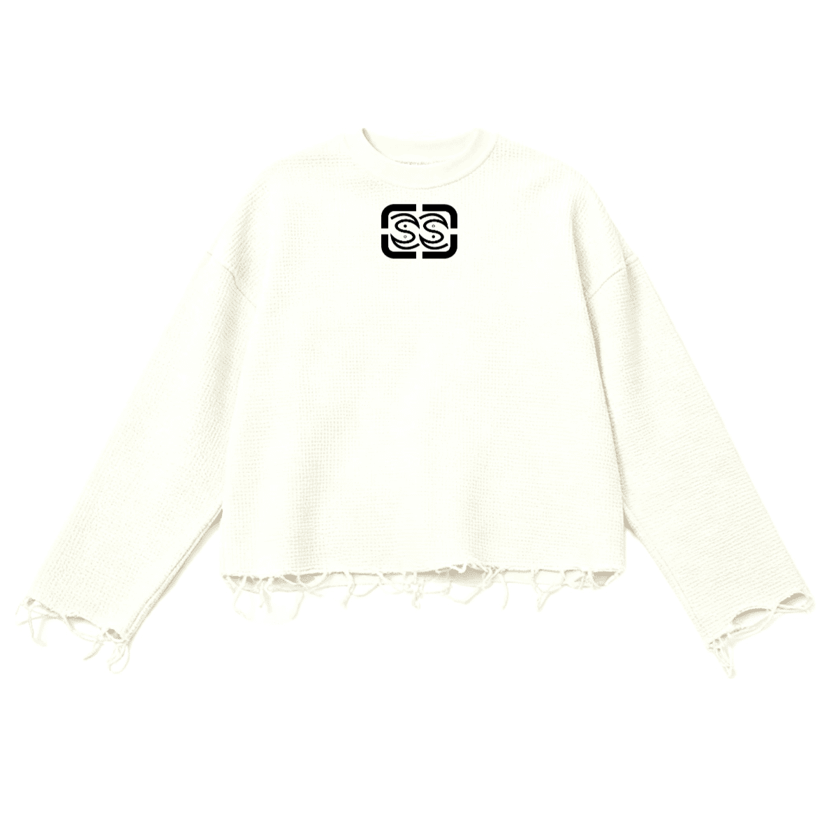 Unisex Waffle Cropped T SS(290G)