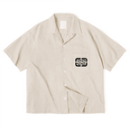 Cuban Collar Short-sleeve Shirt