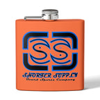 Stainless Steel Flask - Shorter Supply Design 6oz -Short Supply