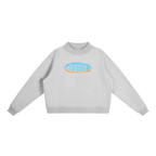 BoardSpray Mock-Neck Crew Sweatshirt