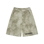 Unisex Vintage Wash Plaid Shorts