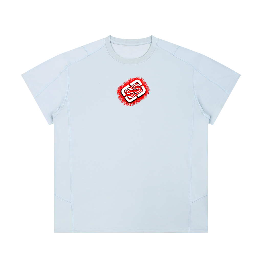 Unisex Contrast Stitch  Regular Fit T-Shirt