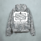 100% Cotton Heavyweight Camo Hoodie（400GSM）