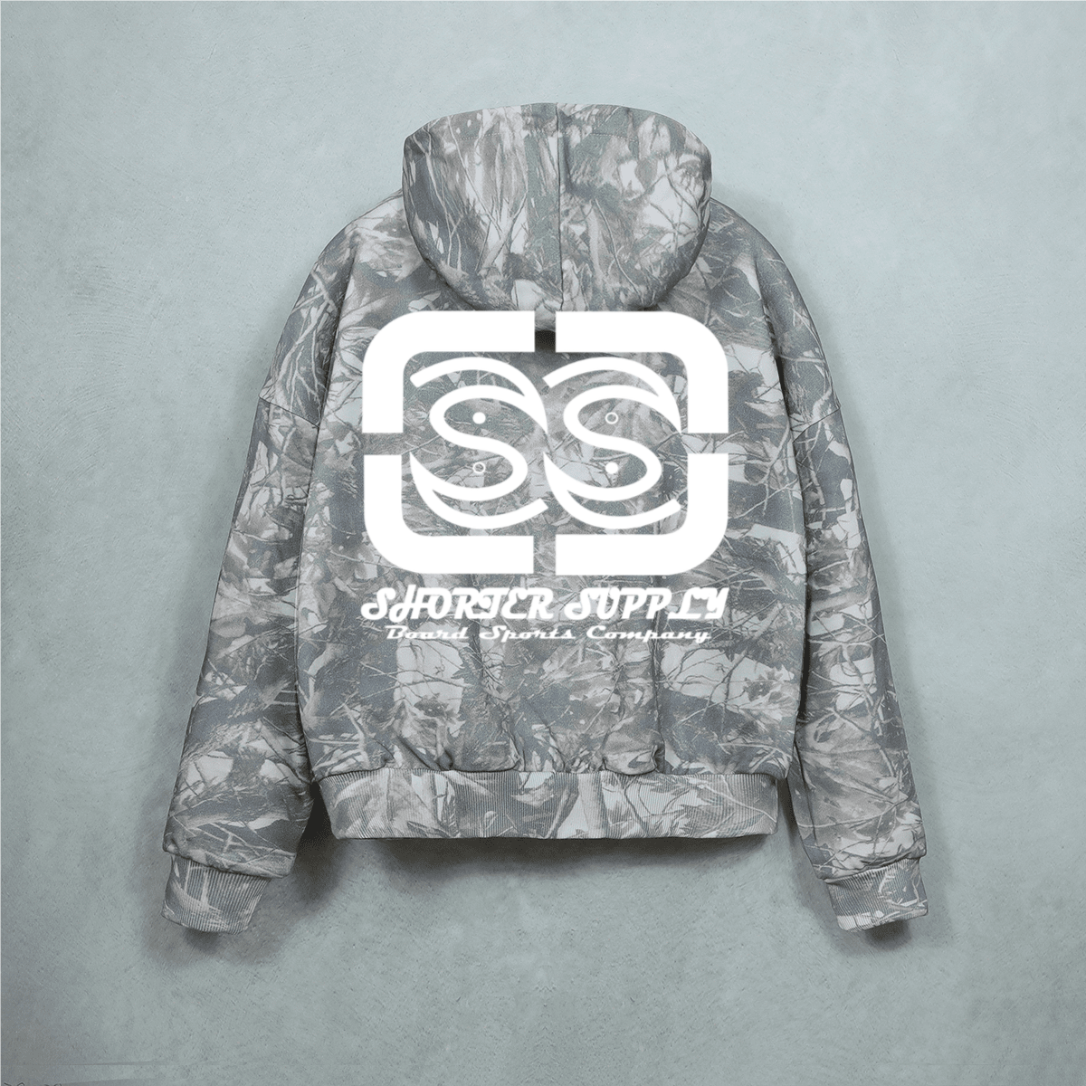 100% Cotton Heavyweight Camo Hoodie（400GSM）
