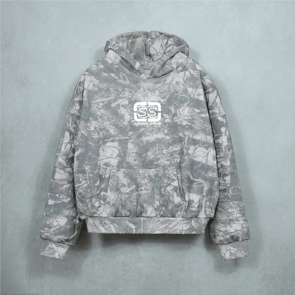 100% Cotton Heavyweight Camo Hoodie（400GSM）