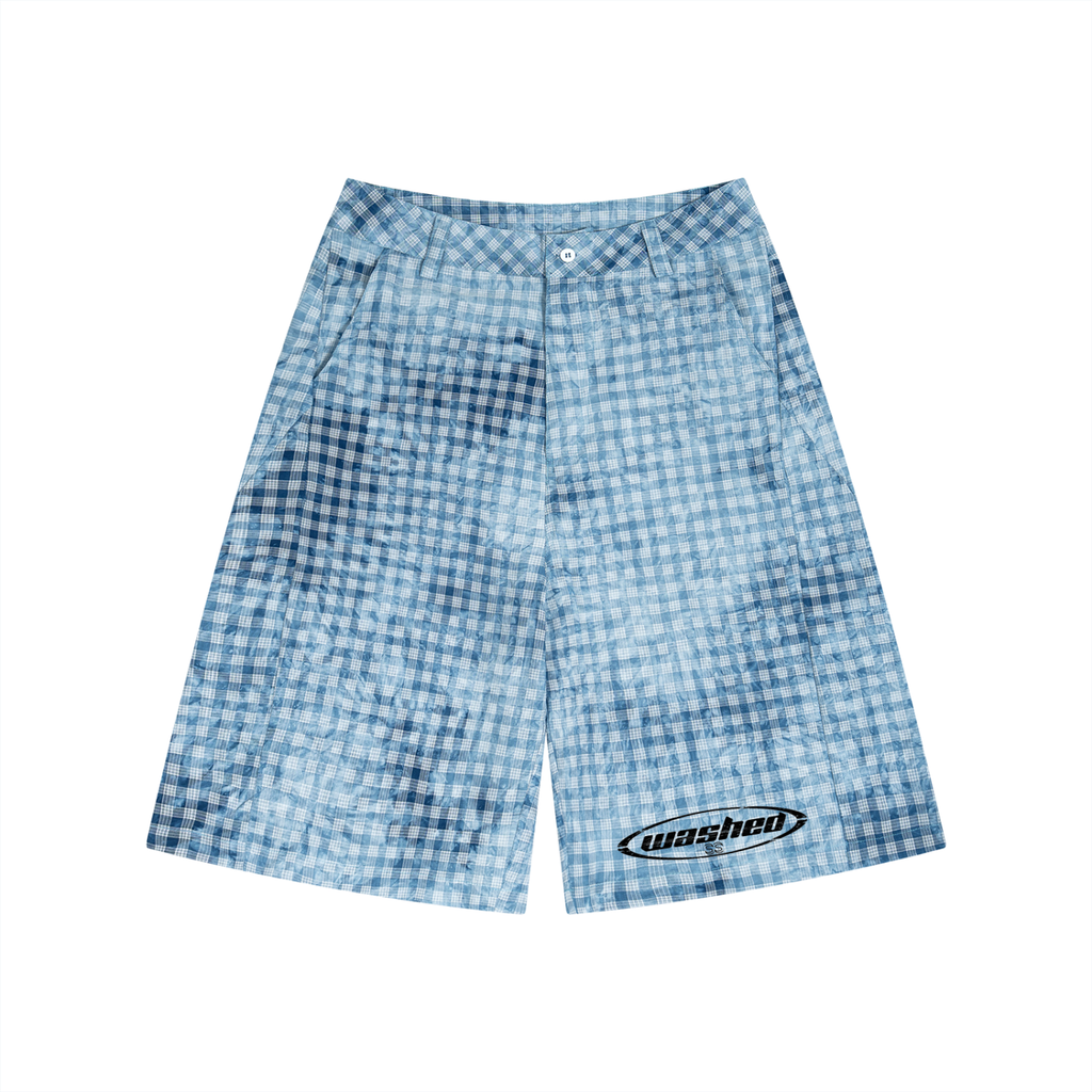 Aiden's Washed Plaid Shorts