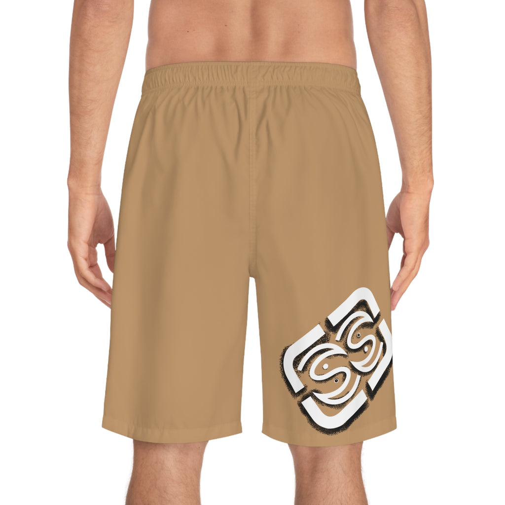 Flame Stripe Board Shorts