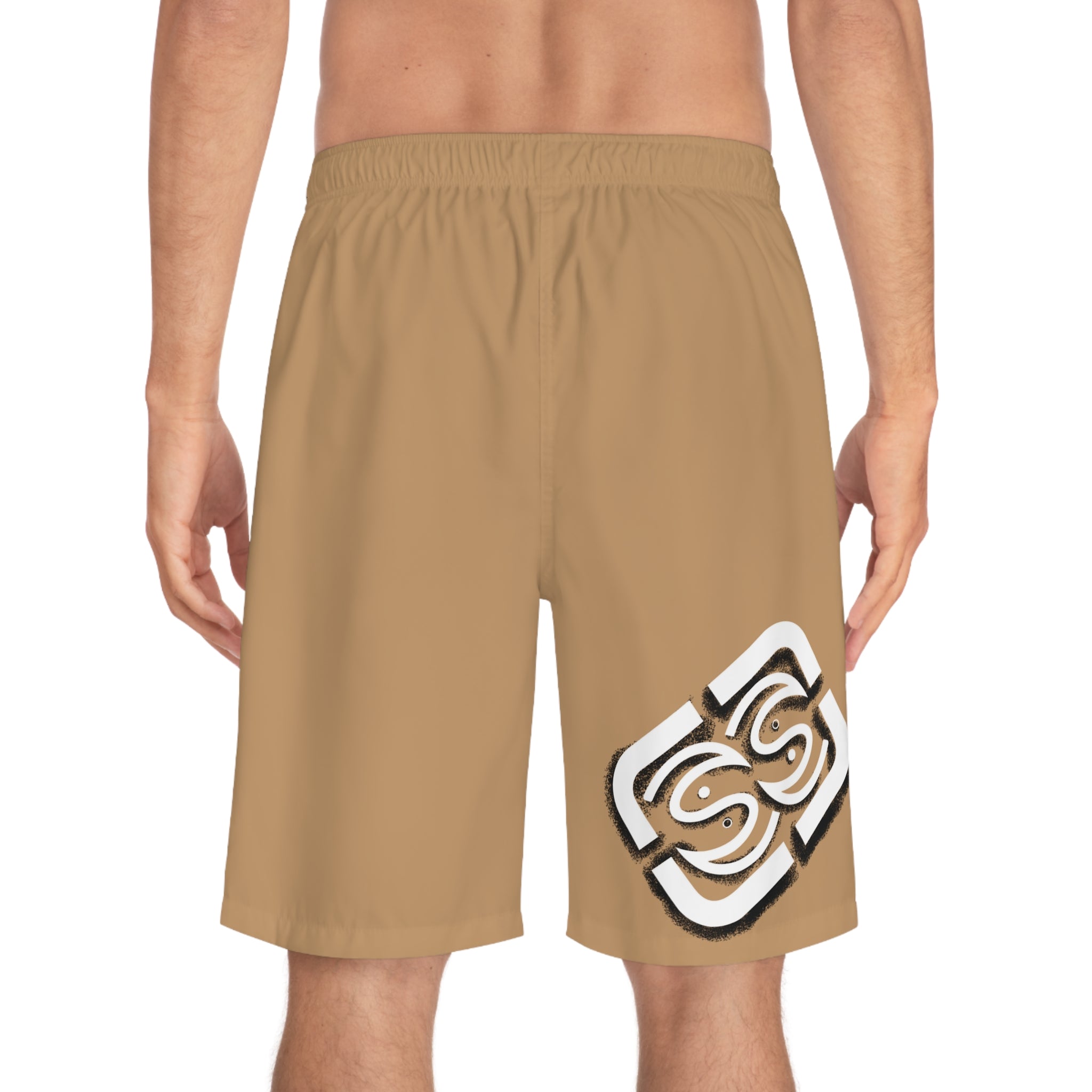 Flame Stripe Board Shorts