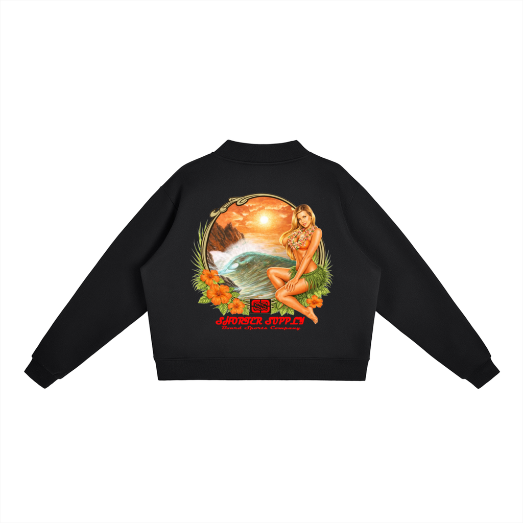 Stacy's Mock-Neck Crew Sweatshirt