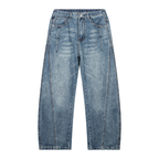 Washed Barrel Jeans