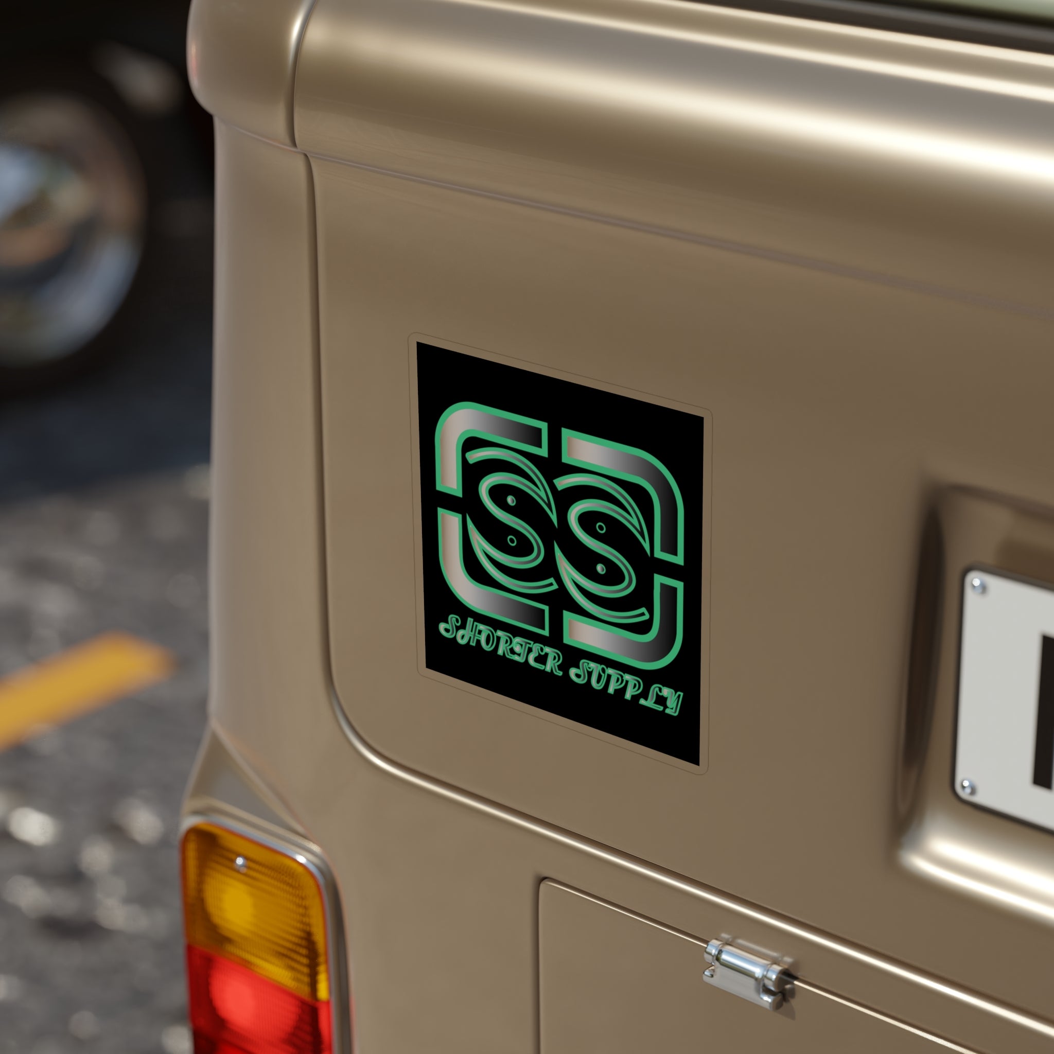 Shorter Supply Logo Sticker — Die-Cut Outdoor Vinyl