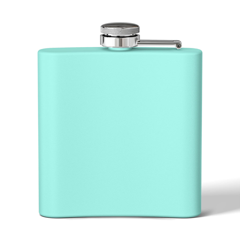 Stainless Steel Flask - Shorter Supply Design 6oz -Short Supply