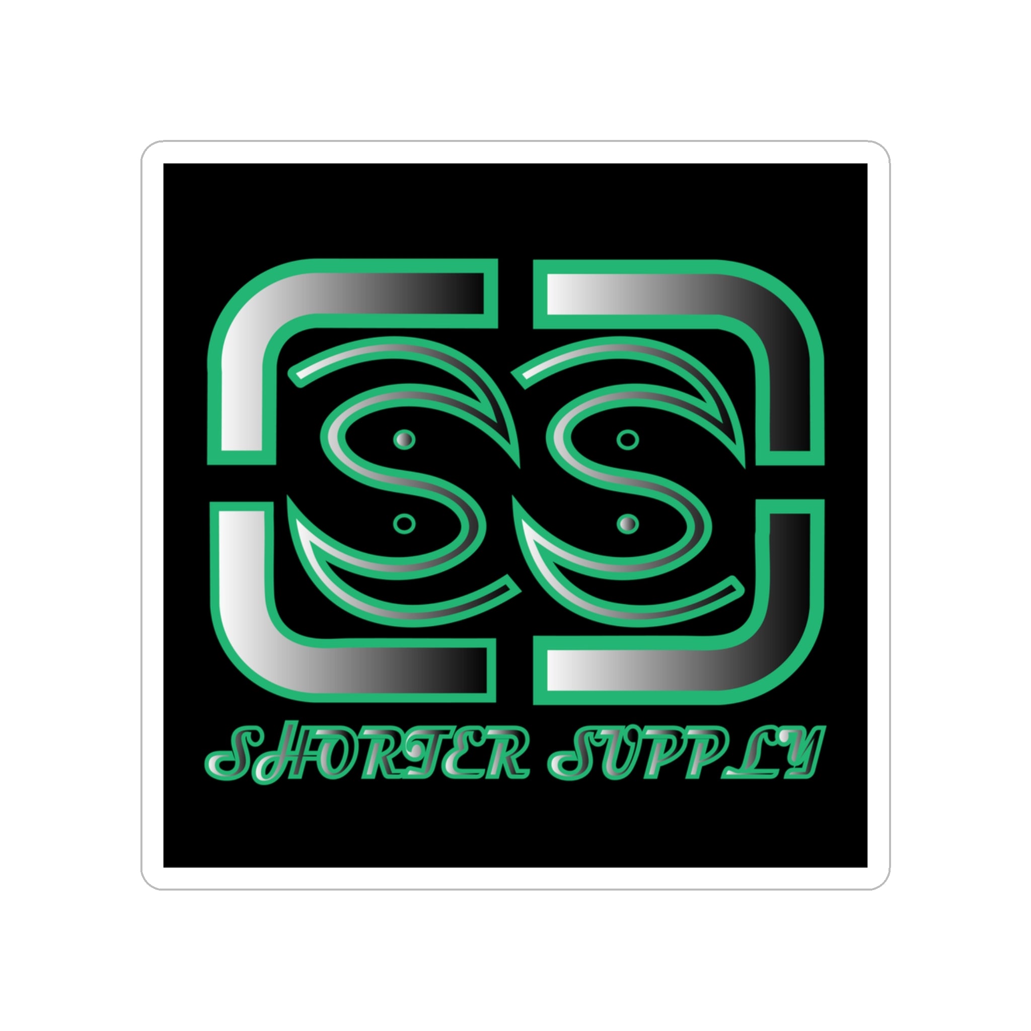 Shorter Supply Logo Sticker — Die-Cut Outdoor Vinyl