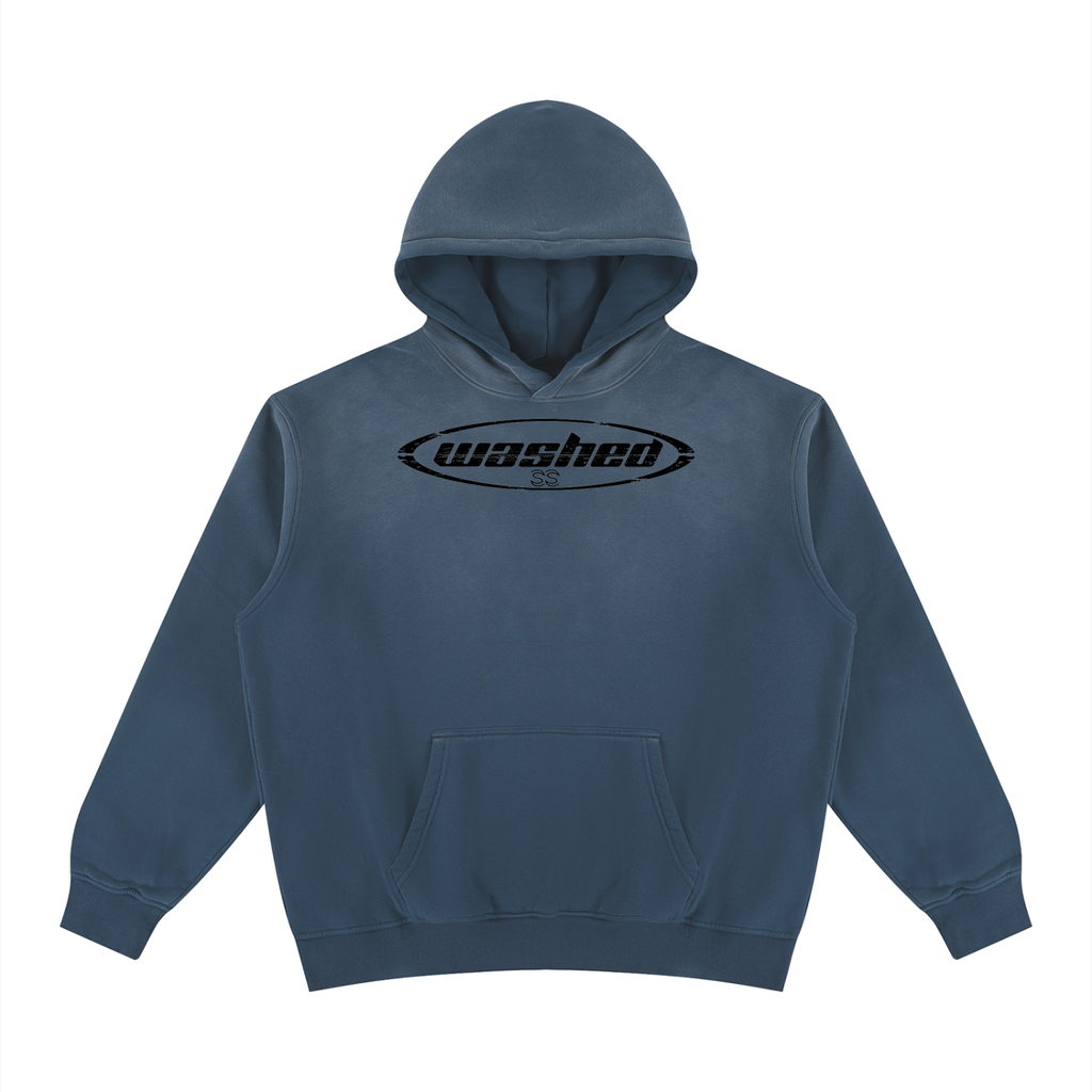 Unisex Vintage Wash Fleece Hoodie
