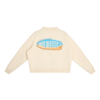 BoardSpray Mock-Neck Crew Sweatshirt