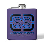 Stainless Steel Flask - Shorter Supply Design 6oz -Short Supply