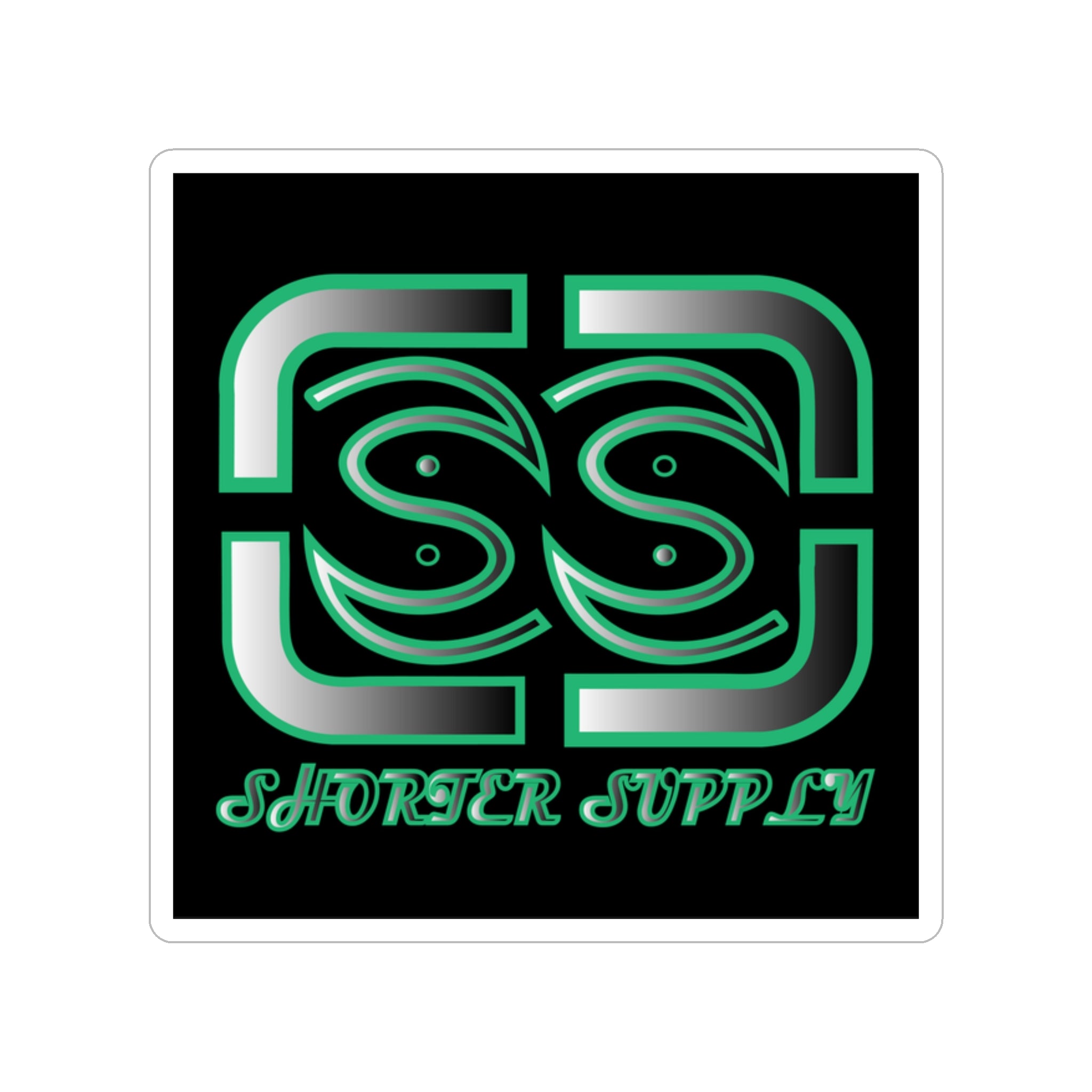 Shorter Supply Logo Sticker — Die-Cut Outdoor Vinyl