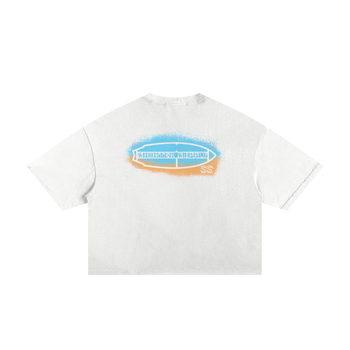 Frayed Board Spray Boxy Tee