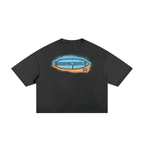 Frayed Board Spray Boxy Tee