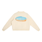 Boardle Mock-Neck Crew Sweatshirt