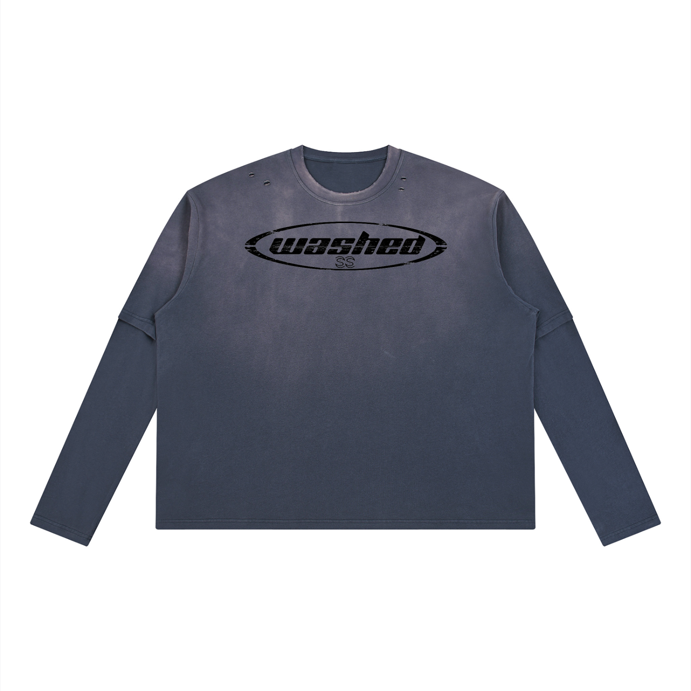 Unisex Vintage Wash Layered T-Shirt