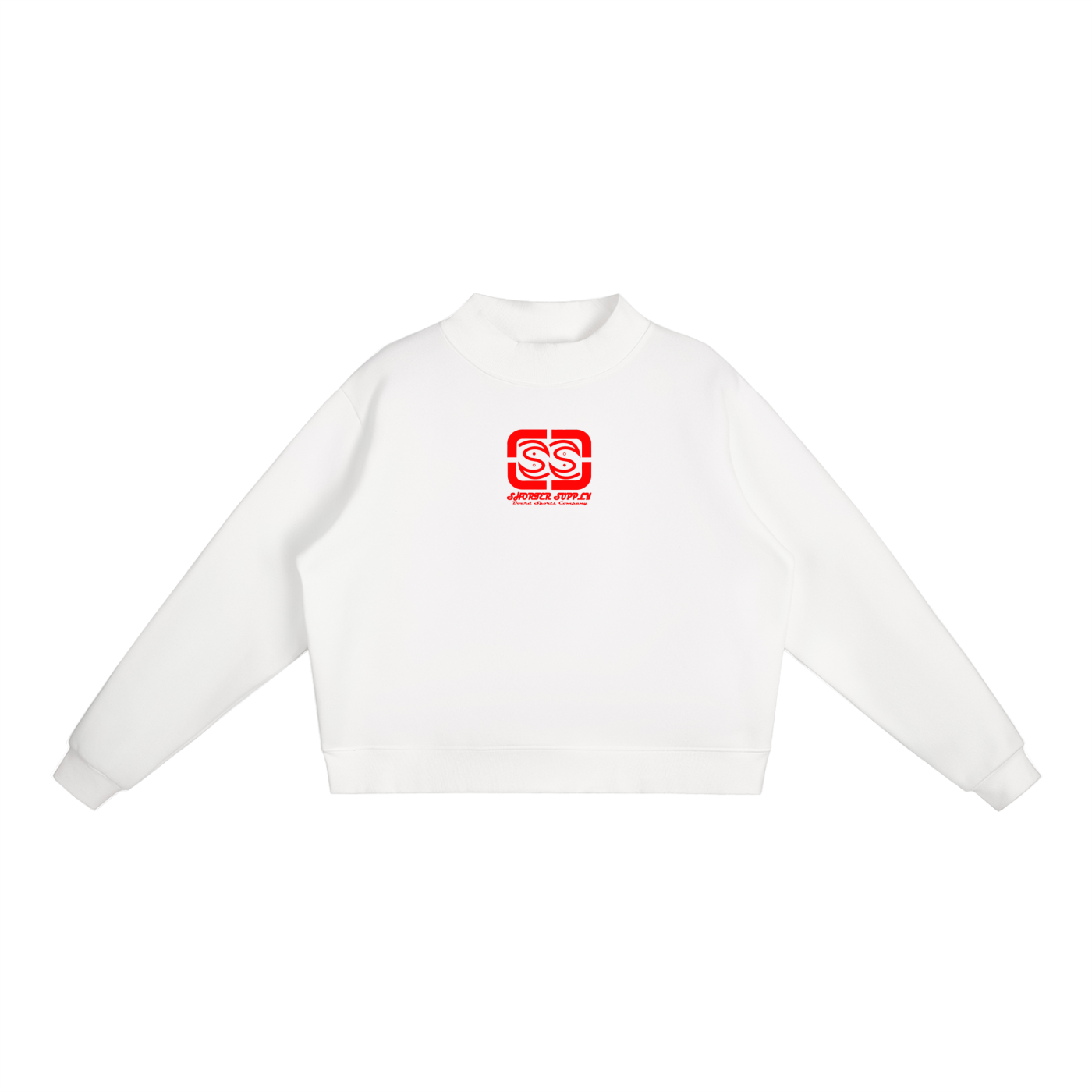 Stacy's Mock-Neck Crew Sweatshirt